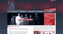 Desktop Screenshot of gentedeteatro.org